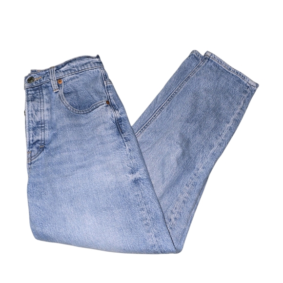 Womens Lucky Brand Light Blue Straight Jeans, 80s High Rise Curve, Suze 4! - Picture 1 of 4